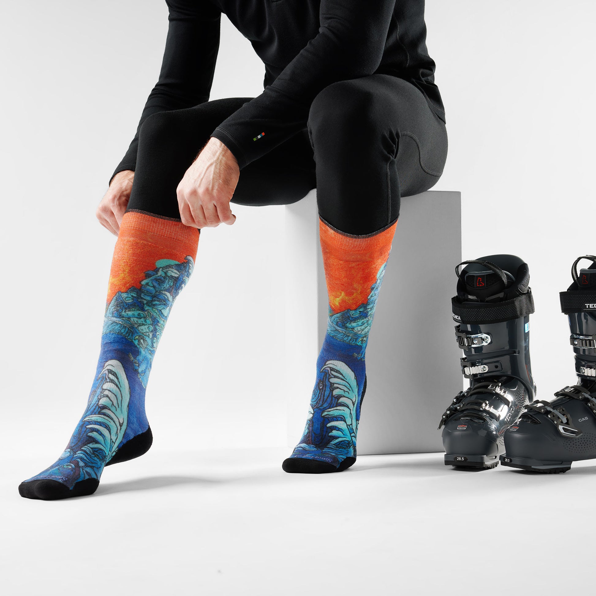 Ski Targeted Cushion Over-the-Calf Socks
