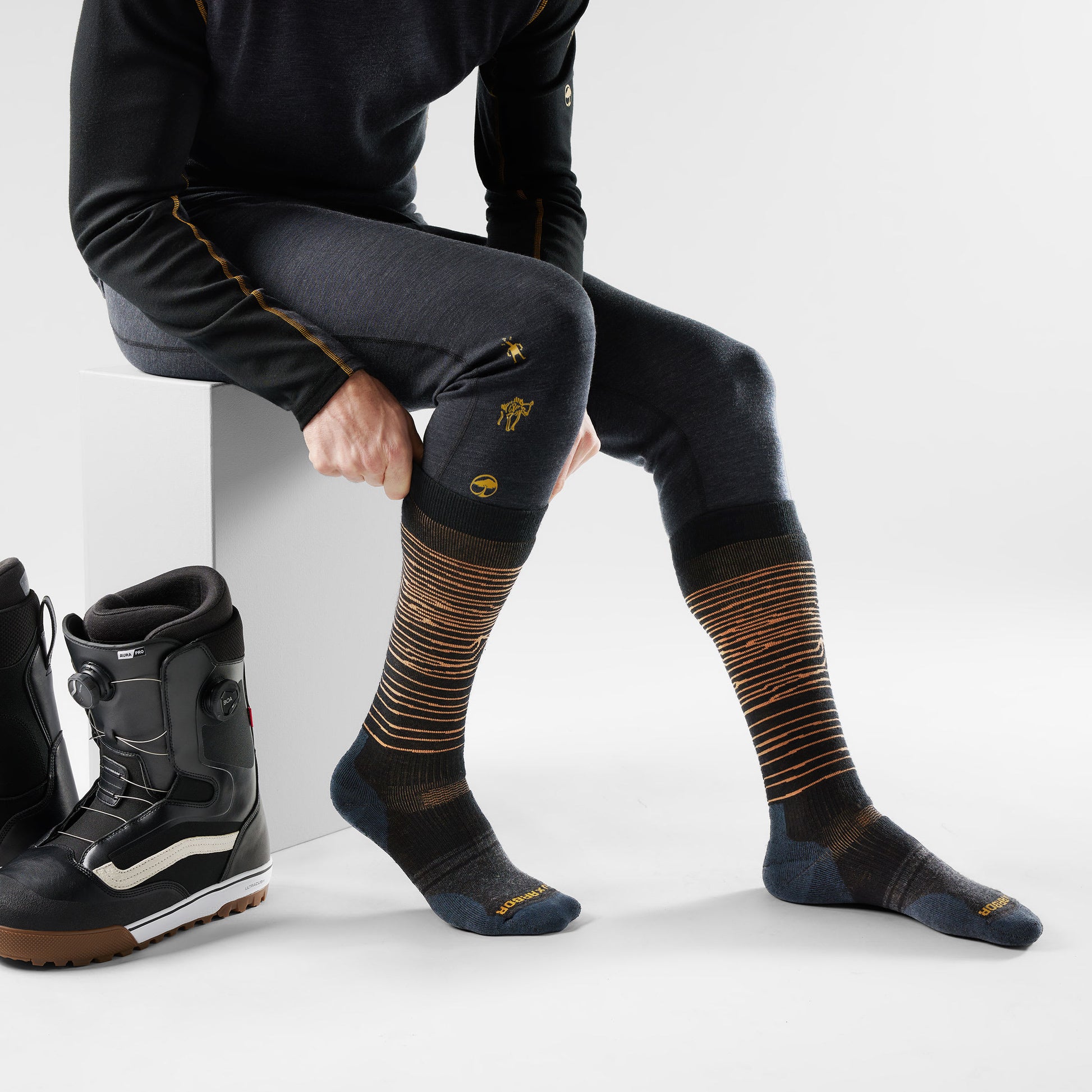 Snowboard Full Cushion Iguchi x Arbor Over-the-Calf Socks