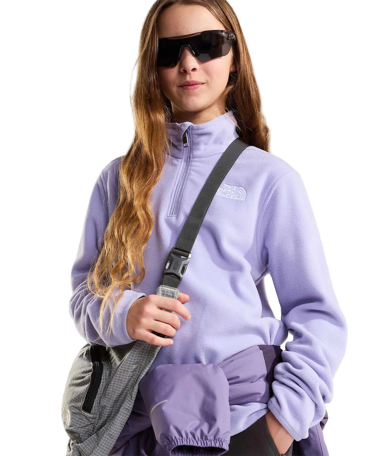 The North Face Teen Glacier ¼ Zip Fleece Pullover