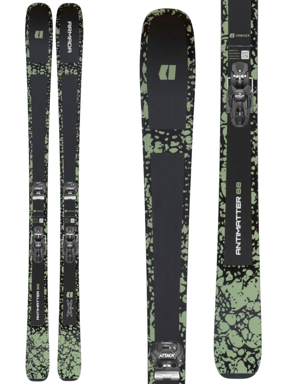 Armada Antimatter 88 Skis 2027 + Tyrolia Attack 14 GW Bindings
