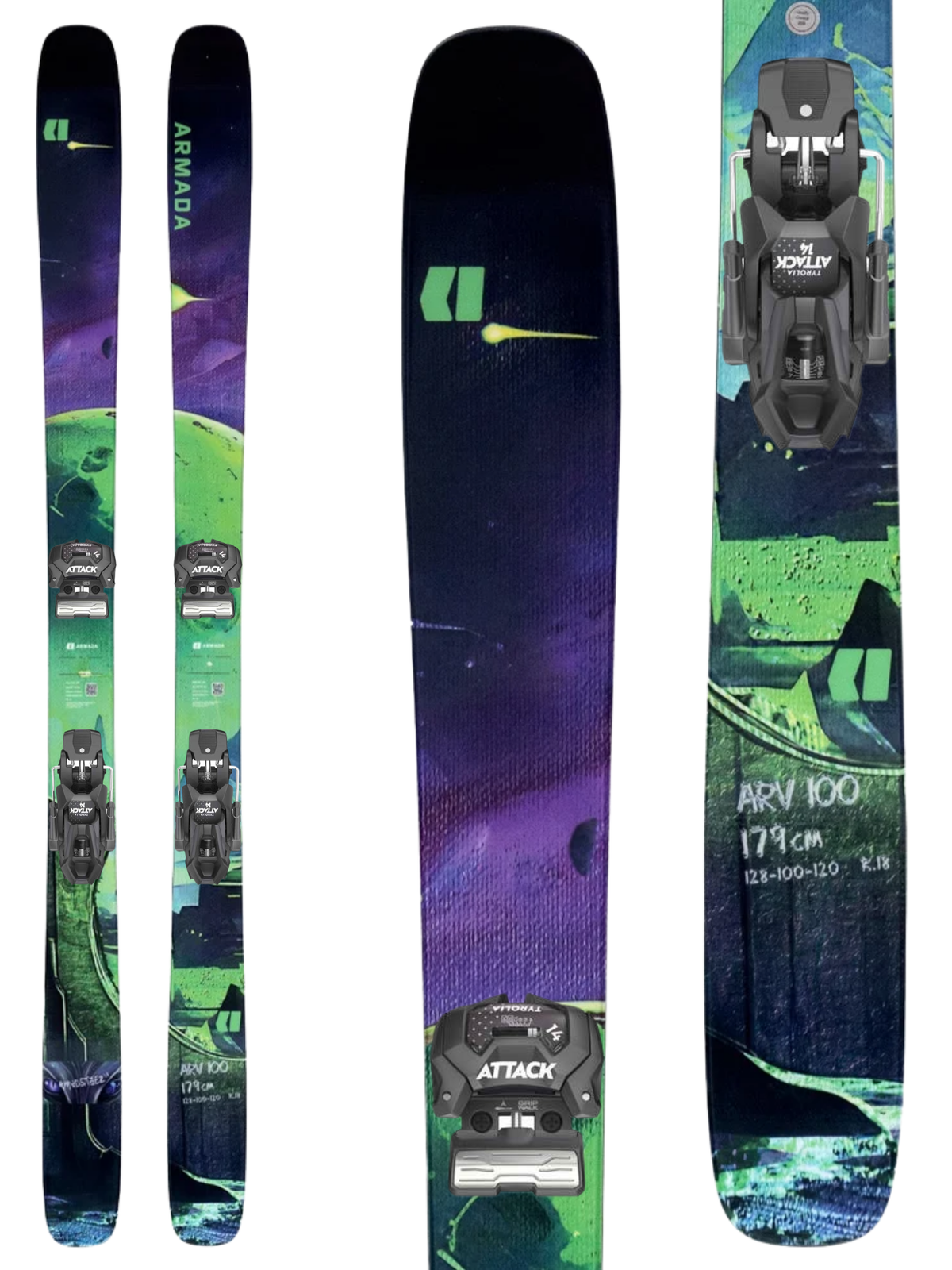 Armada ARV 100 Skis 2027 + Attack 14 GW Bindings