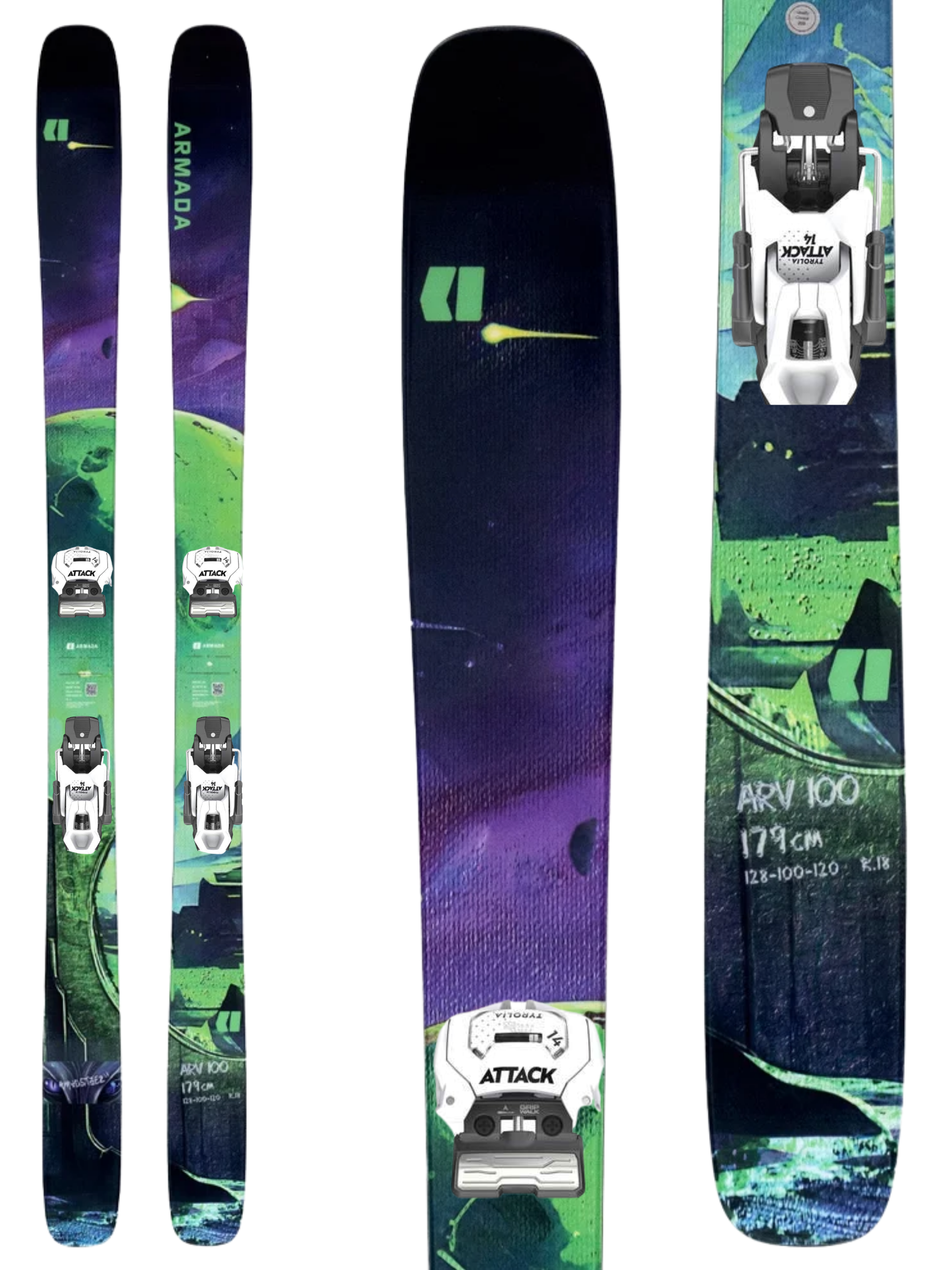 Armada ARV 100 Skis 2027 + Attack 14 GW Bindings