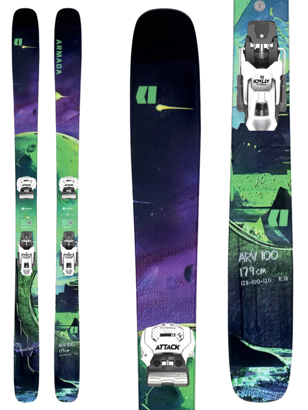 Armada ARV 100 Skis 2027 + Attack 14 GW Bindings
