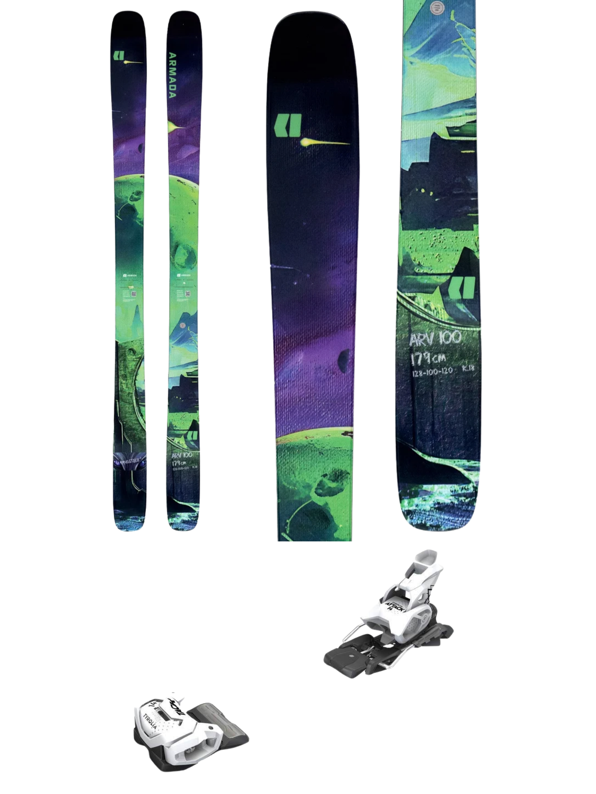 Armada ARV 100 Skis 2027 + Attack 14 GW Bindings