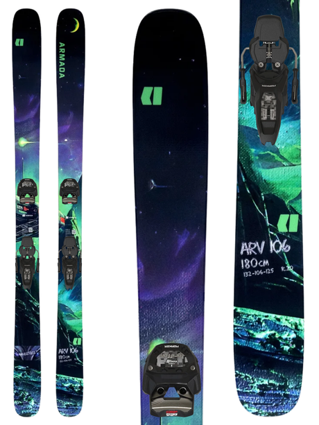 Armada ARV 106 Skis 2027 + Marker Griffon X 13 GW Bindings