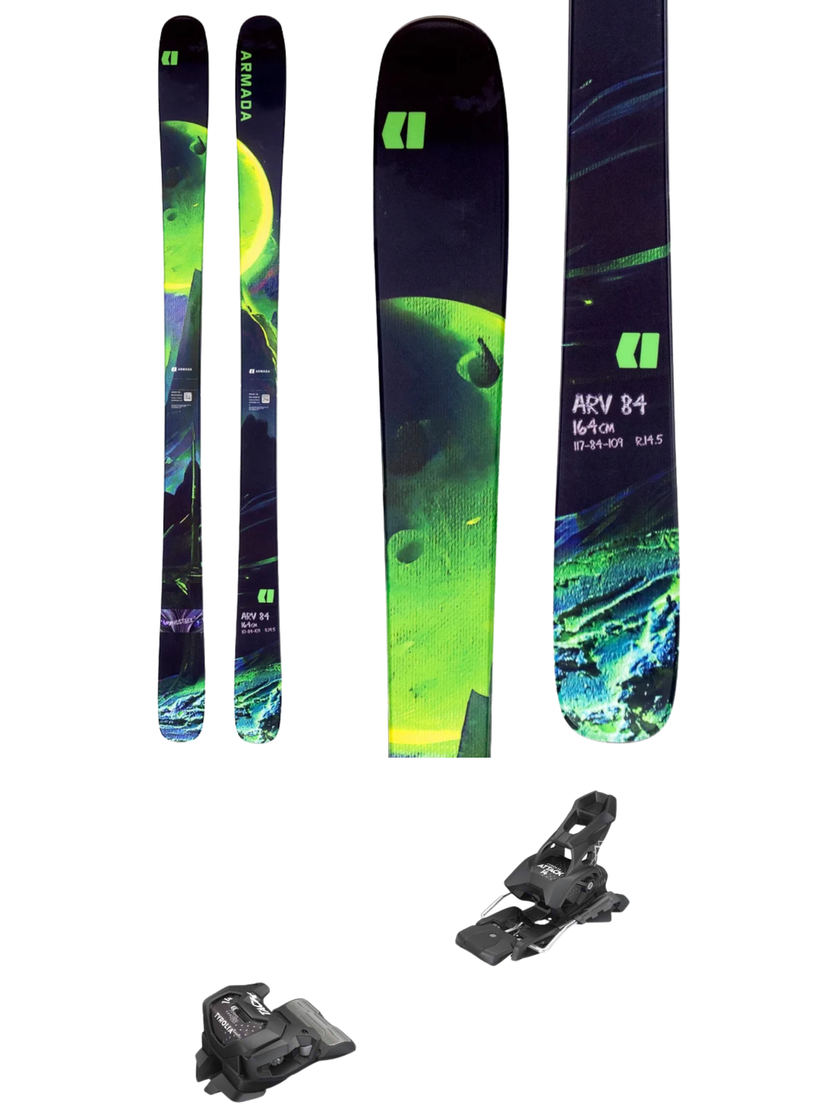 Armada ARV 84 Skis 2027 + Tyrolia Attack 14 GW Bindings