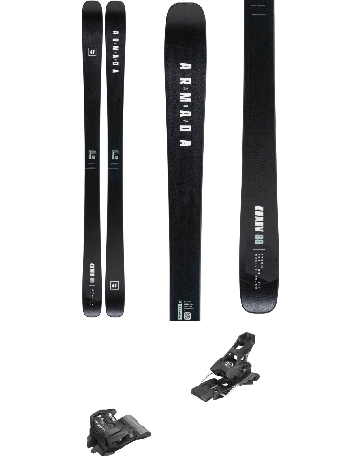 Armada ARV 88 Skis 2027 + Tyrolia Attack 14 GW Bindings