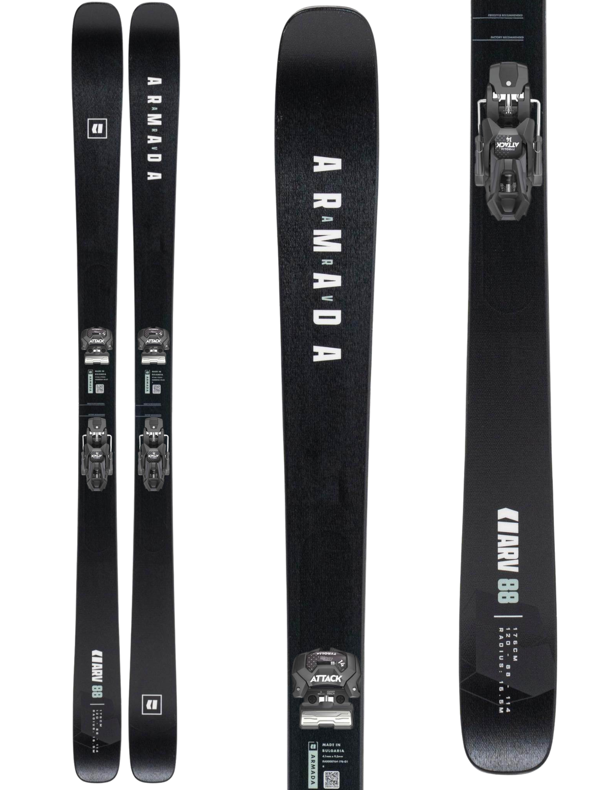 Armada ARV 88 Skis 2027 + Tyrolia Attack 14 GW Bindings