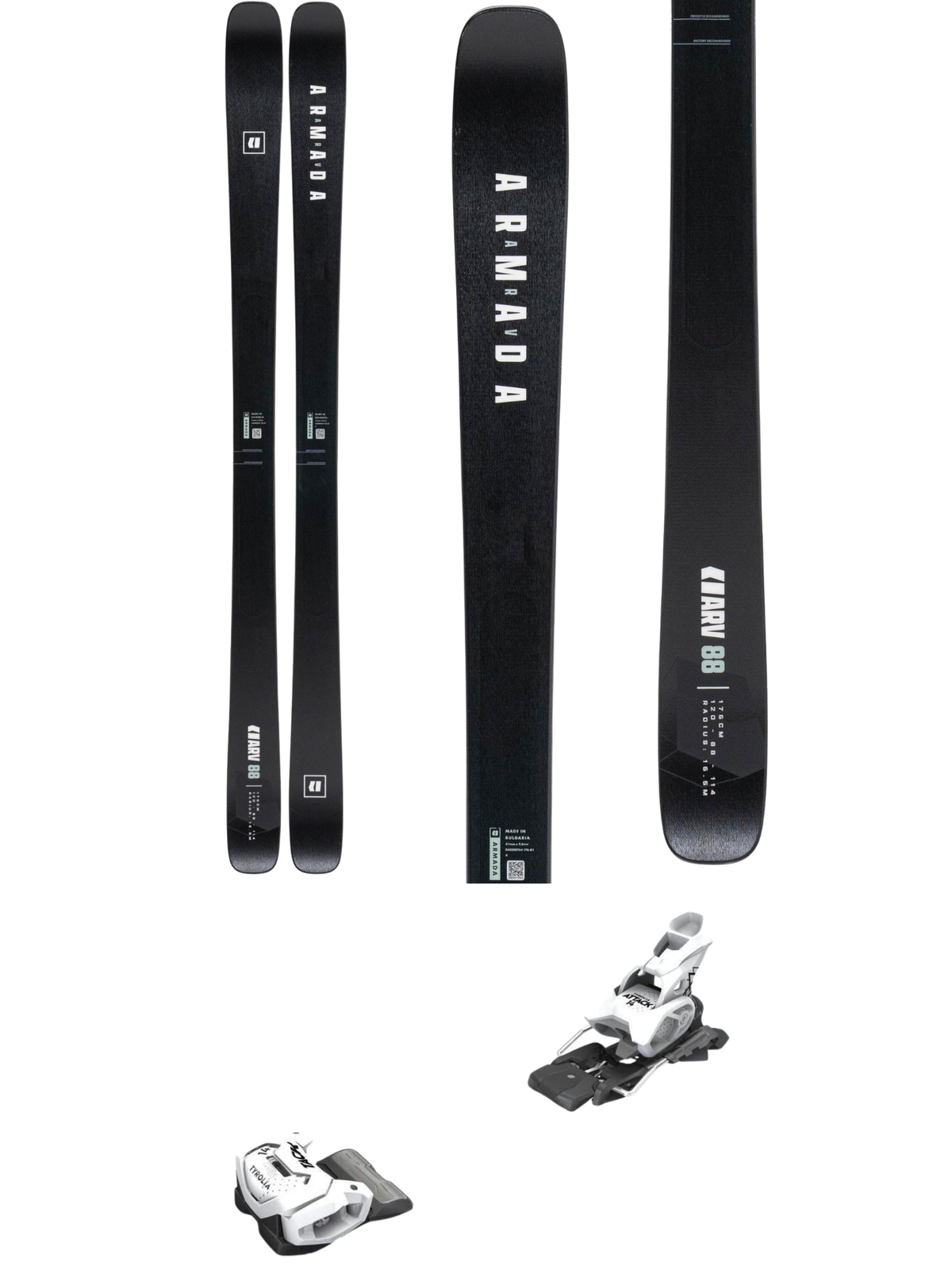 Armada ARV 88 Skis 2027 + Tyrolia Attack 14 GW Bindings