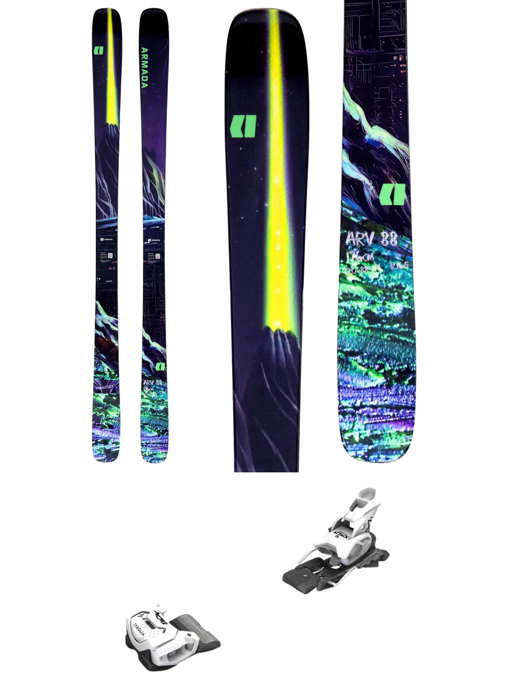 Armada ARV 88 Skis 2027 + Tyrolia Attack 14 GW Bindings