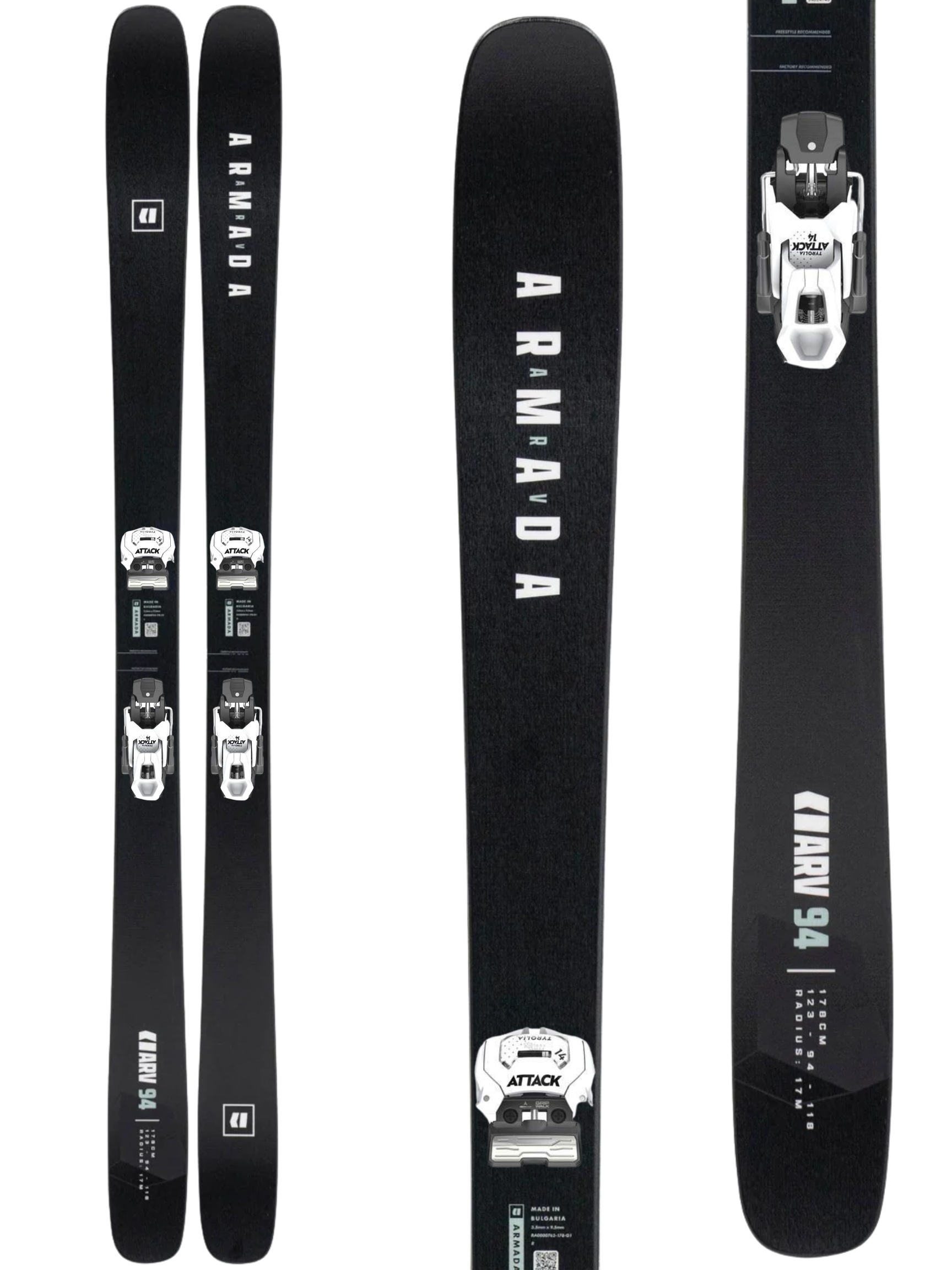 Armada ARV 94 Skis 2027 + Tyrolia Attack 14 GW Bindings