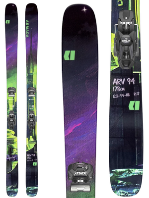 Armada ARV 94 Skis 2027 + Tyrolia Attack 14 GW Bindings