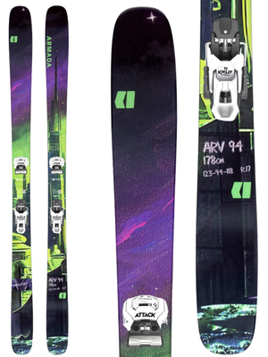 Armada ARV 94 Skis 2027 + Tyrolia Attack 14 GW Bindings