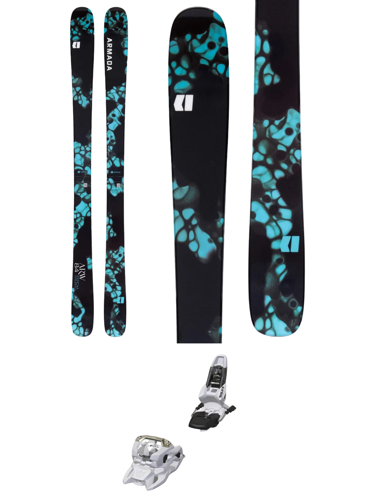 Armada ARW 84 Women's Skis 2027 + Marker Squire 11 GW Bindings