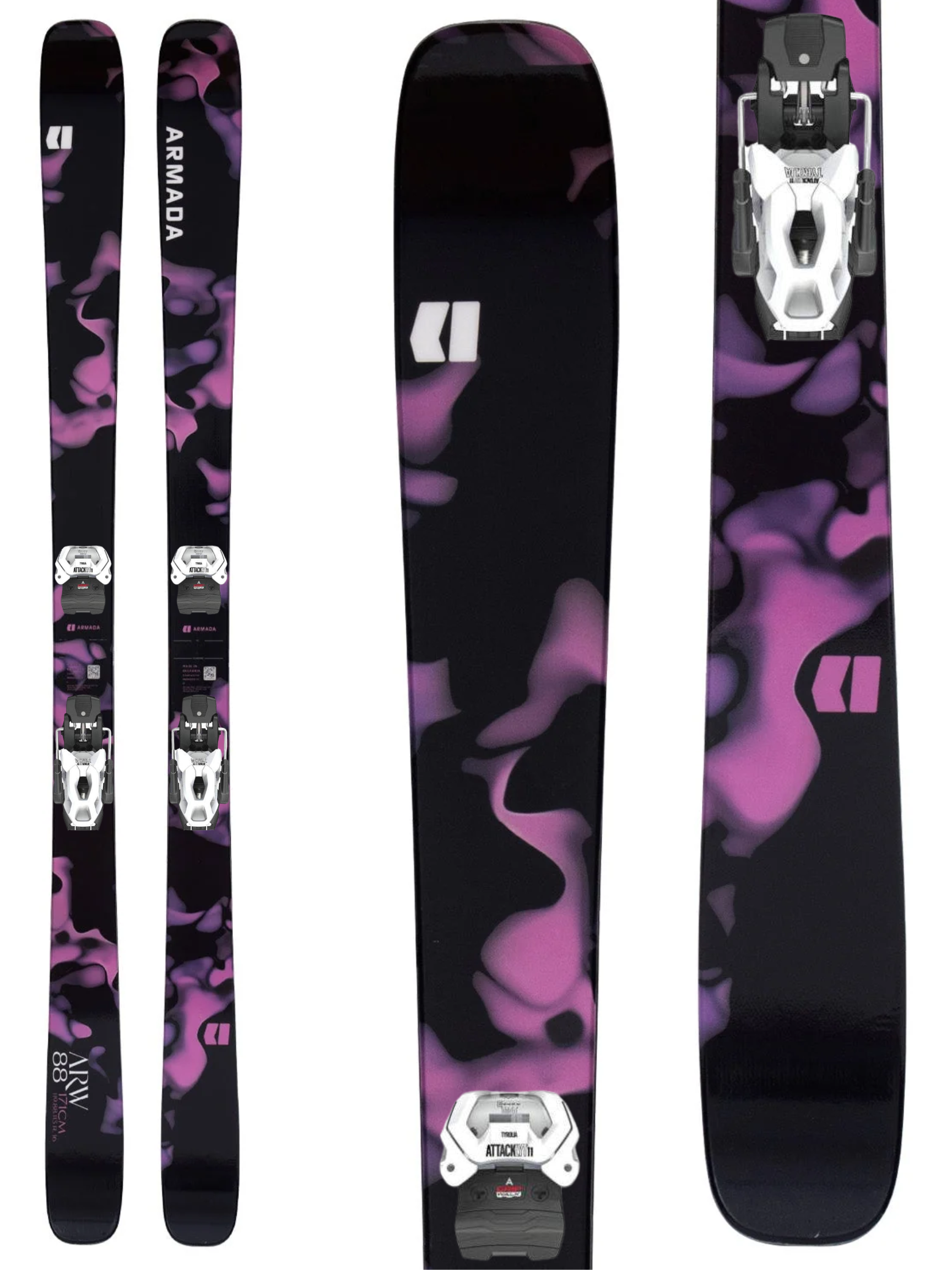 Armada ARW 88 Women's Skis 2027 + Tyrolia Attack LYT 11 GW Bindings