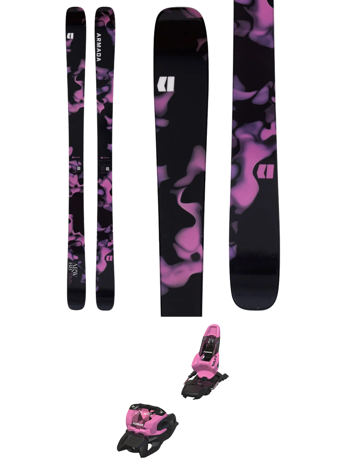 Armada ARW 88 Women's Skis 2027 + Marker Squire 11 GW Bindings