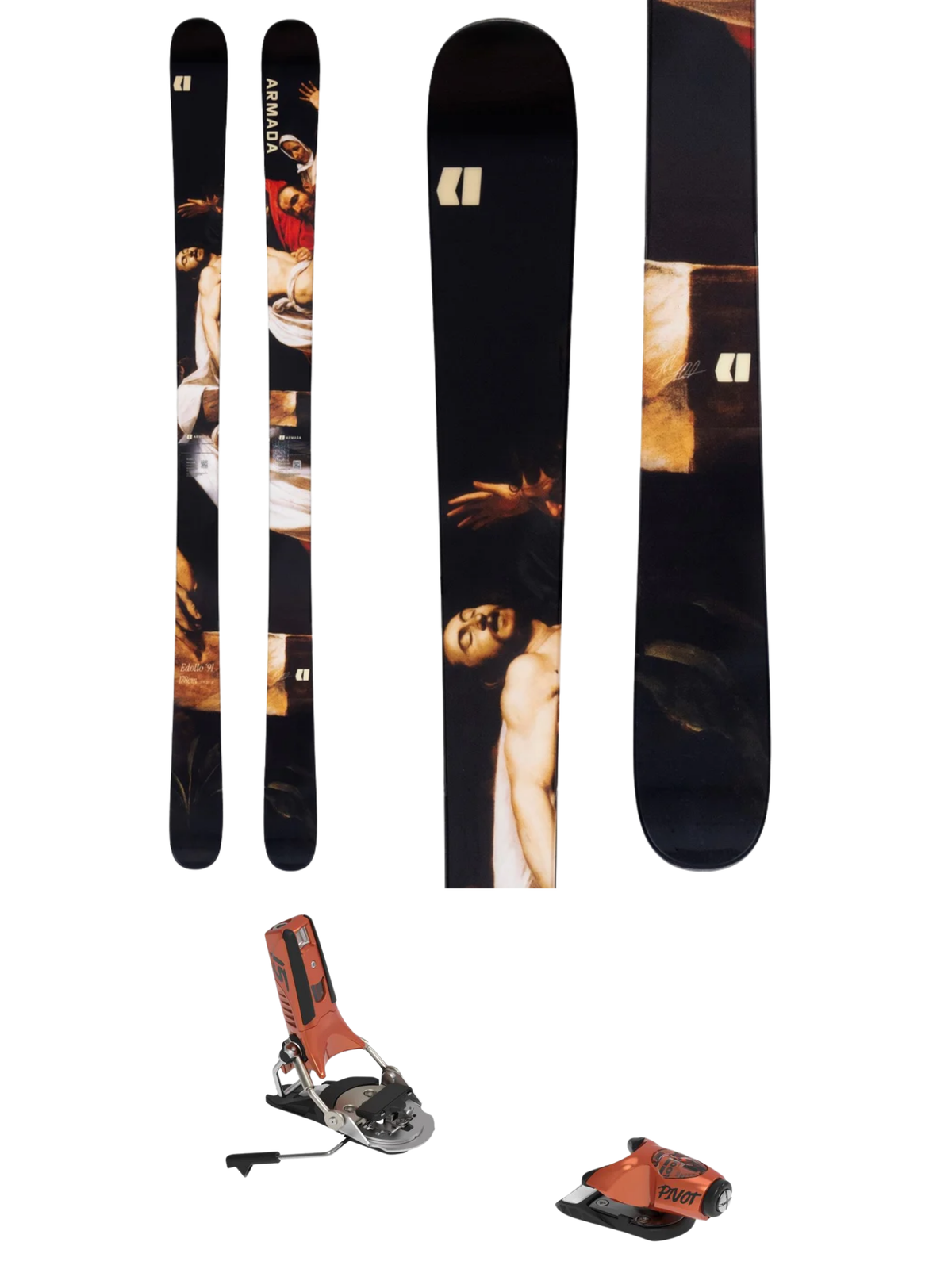 Armada Edollo 91 Skis 2027 + Look Pivot 2.0 15 GW Bindings