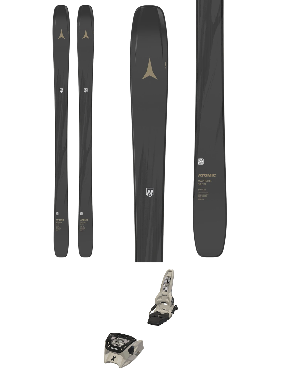 Atomic Maverick 88 CTI Skis 2027 + Marker Griffon X 13 GW Bindings