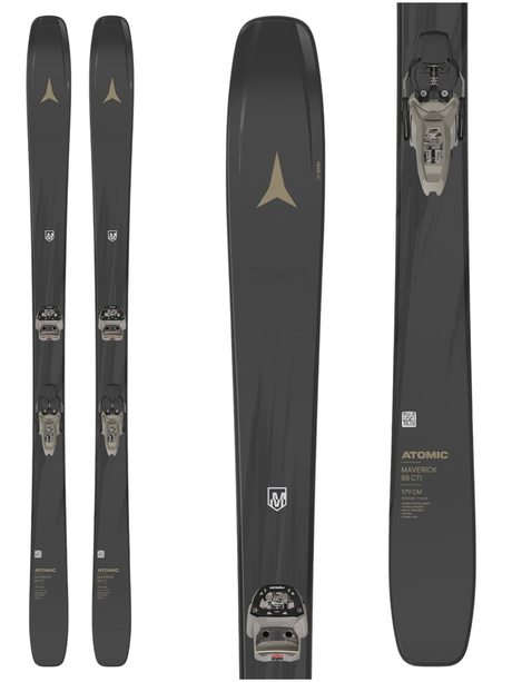 Atomic Maverick 88 CTI Skis 2027 + Marker Griffon X 13 GW Bindings