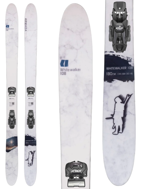 Armada Whitewalker 108 Skis 2027 + Tyrolia Attack 14 GW Bindings