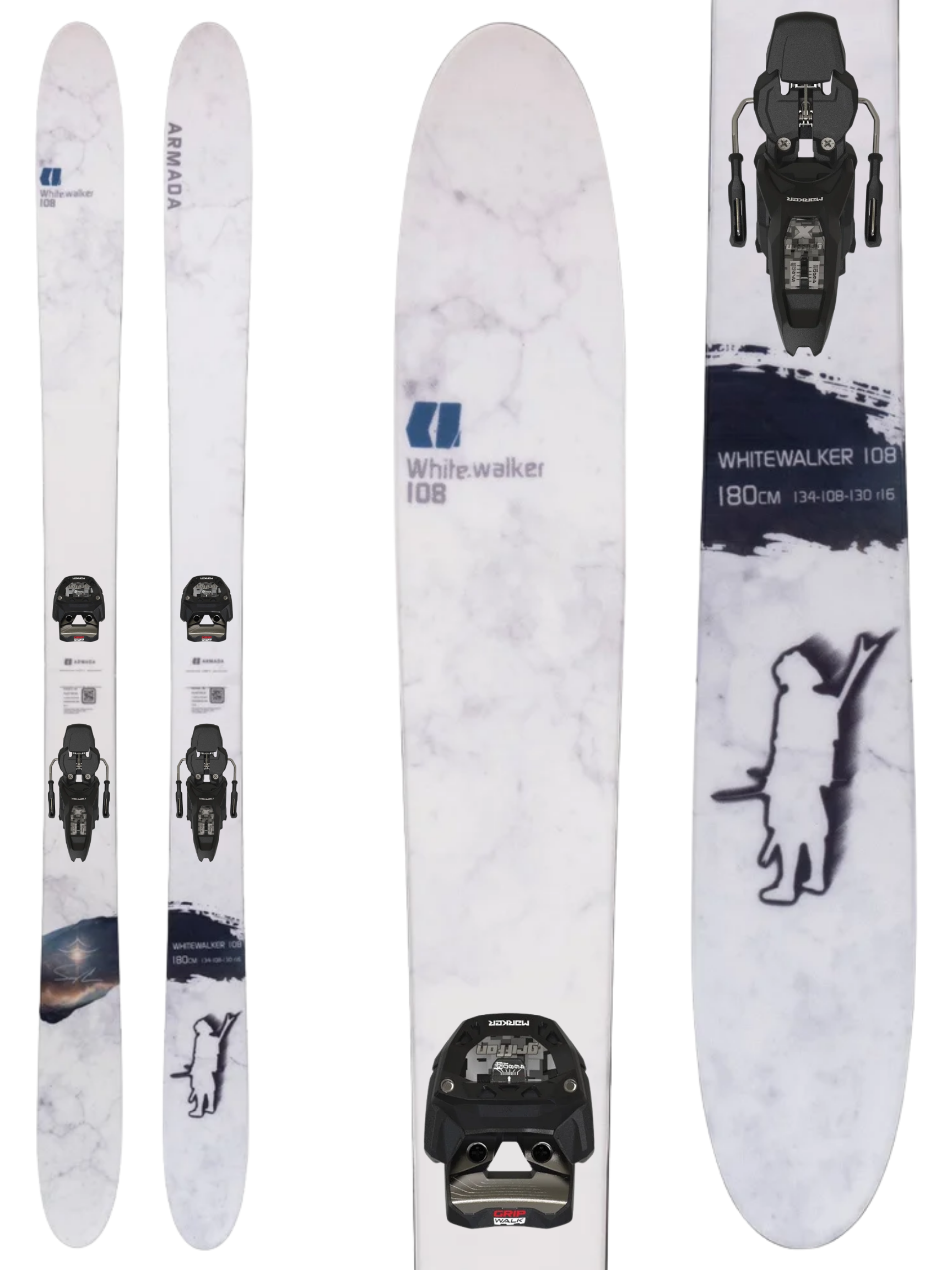 Armada Whitewalker 108 Skis 2027 + Marker Griffon X 13 GW Bindings