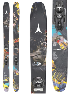Atomic Bent 110 Skis 2027 + Tyrolia Attack 14 GW Bindings