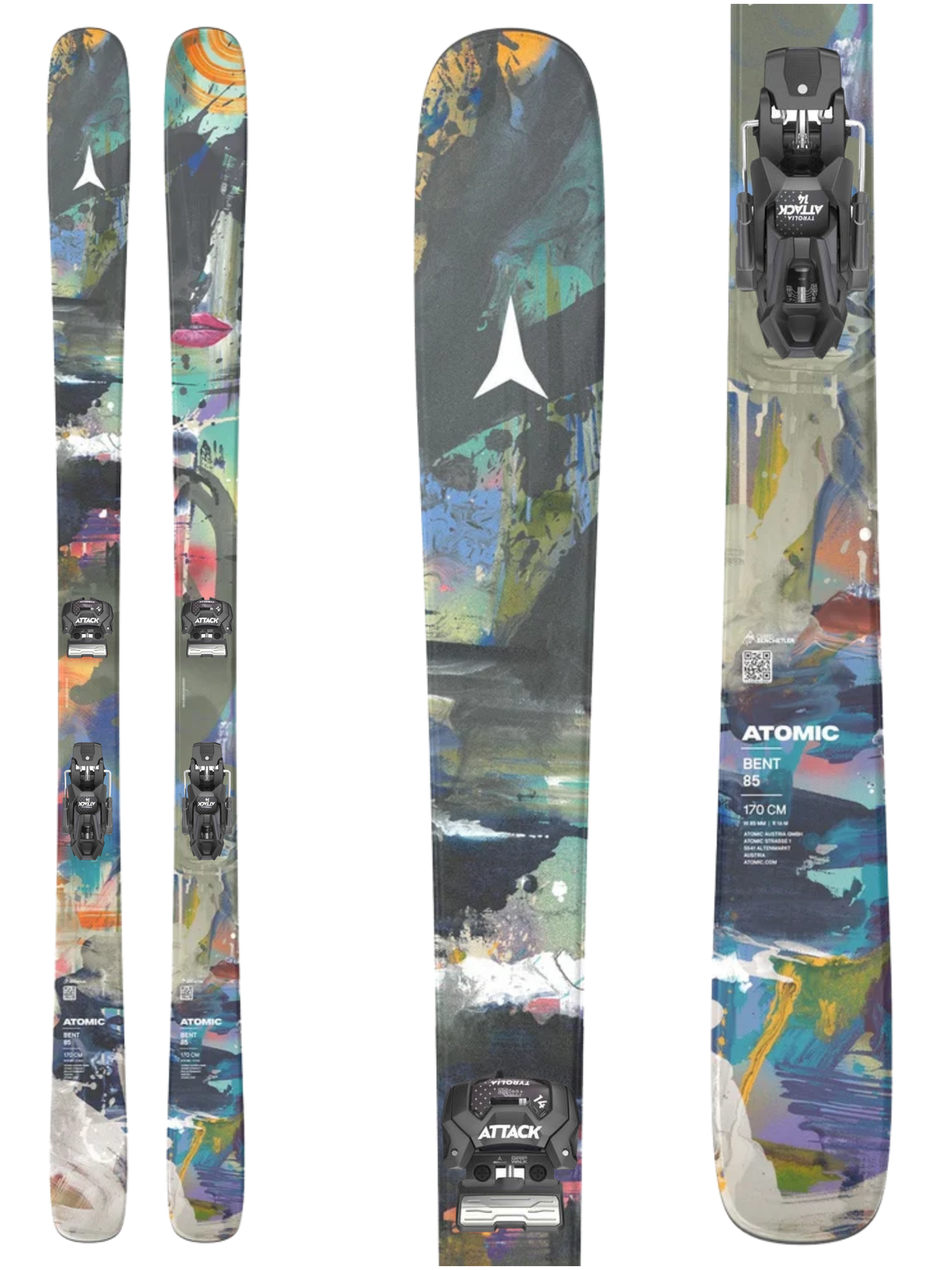 Atomic Bent 85 Skis 2027 + Tyrolia Attack 14 GW Bindings