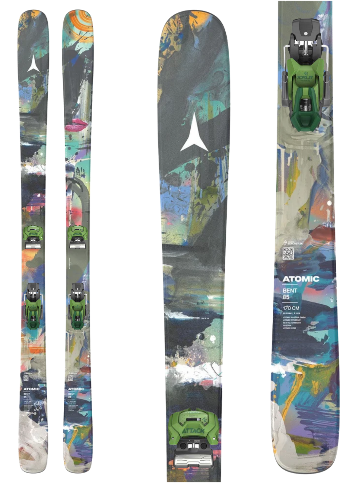 Atomic Bent 85 Skis 2027 + Tyrolia Attack 14 GW Bindings