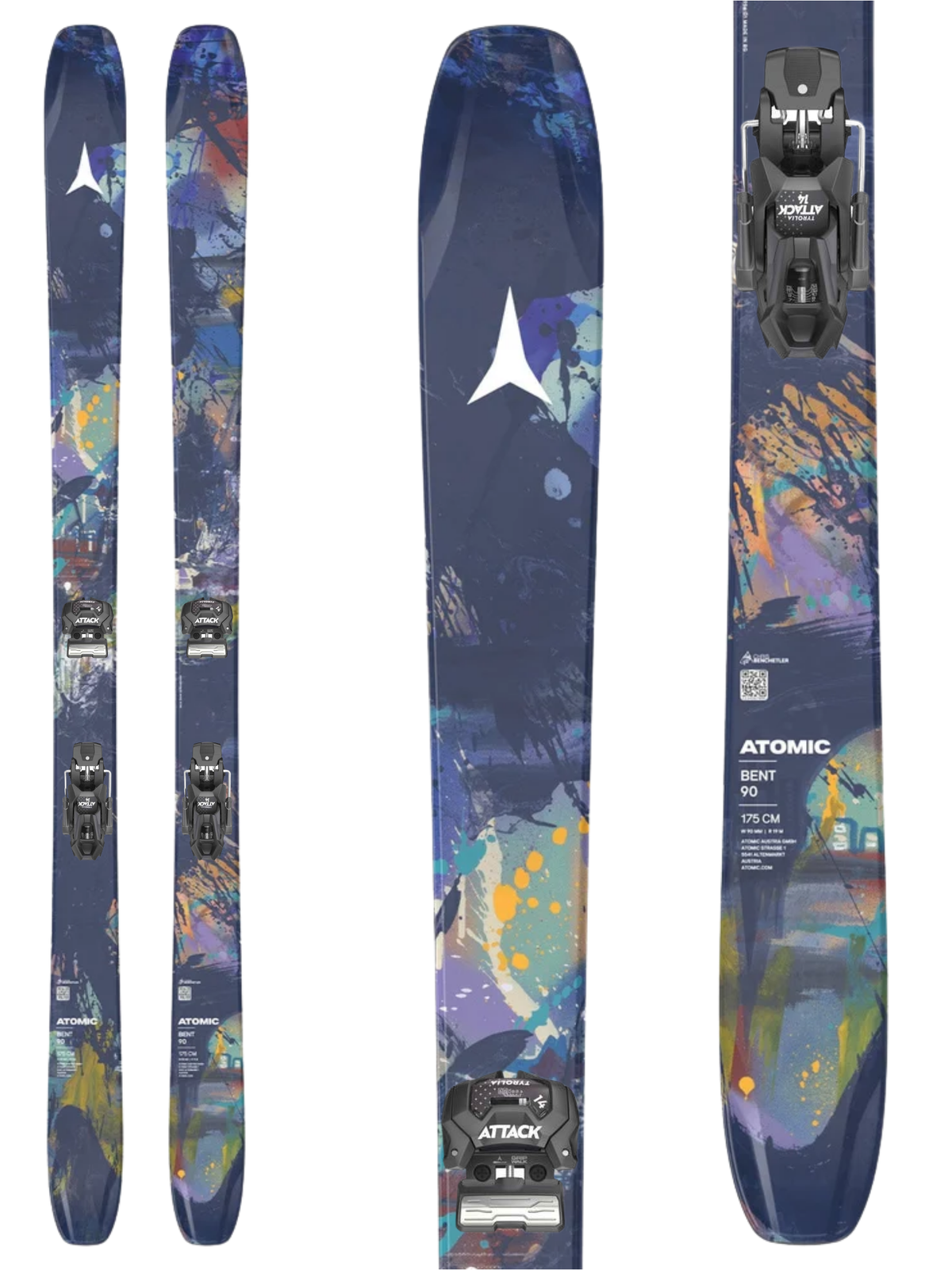 Atomic Bent 90 Skis 2027 + Tyrolia Attack 14 GW Bindings