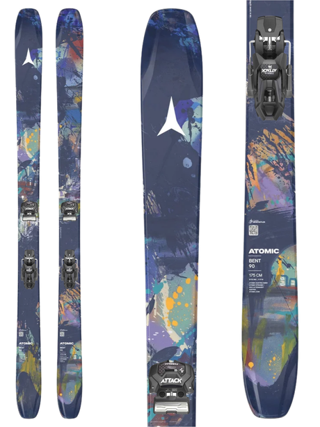 Atomic Bent 90 Skis 2027 + Tyrolia Attack 14 GW Bindings