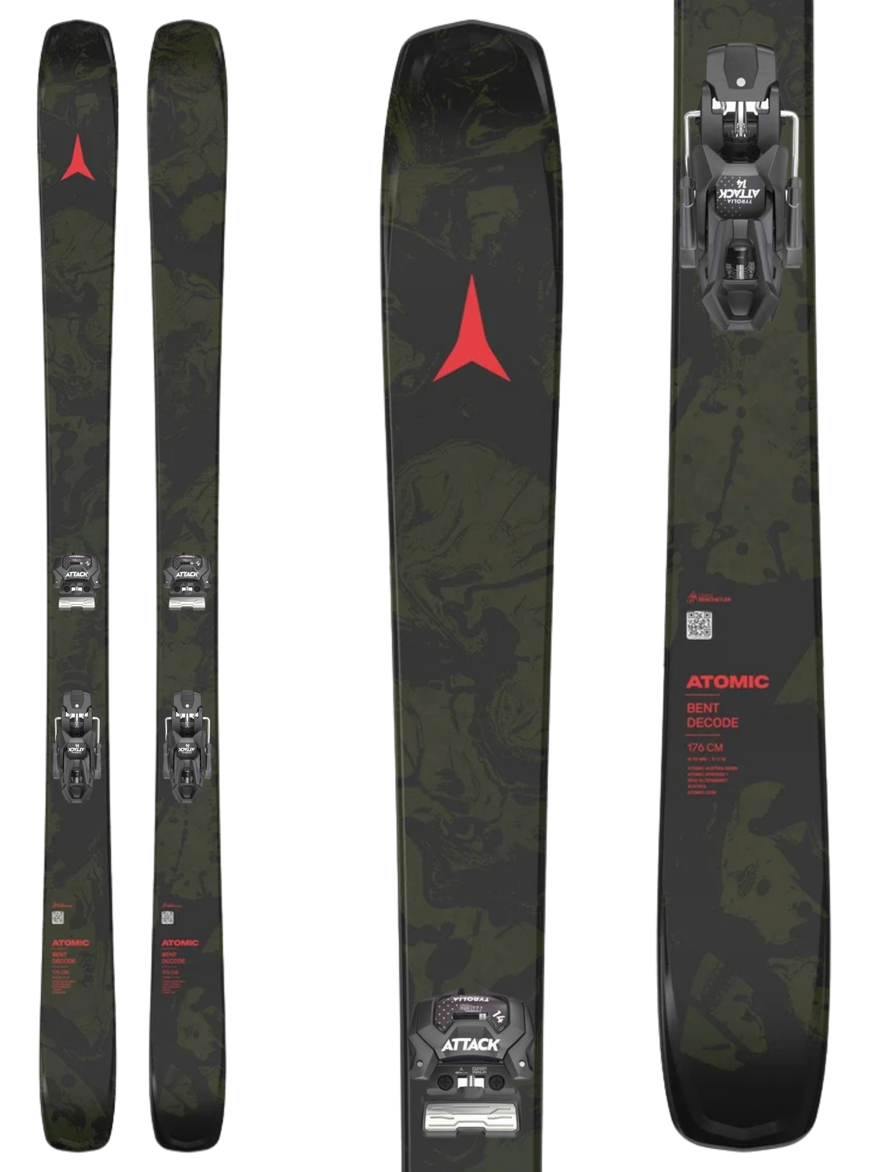 Atomic Bent Decode Skis 2027 + Tyrolia Attack 14 GW Bindings