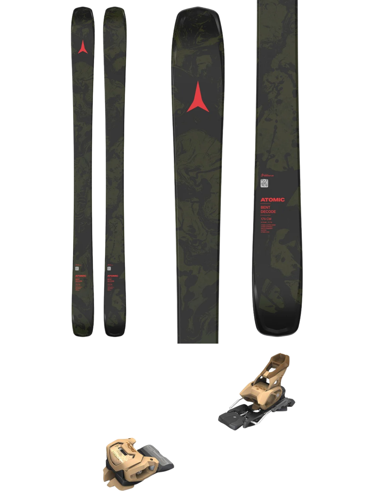 Atomic Bent Decode Skis 2027 + Tyrolia Attack 14 GW Bindings