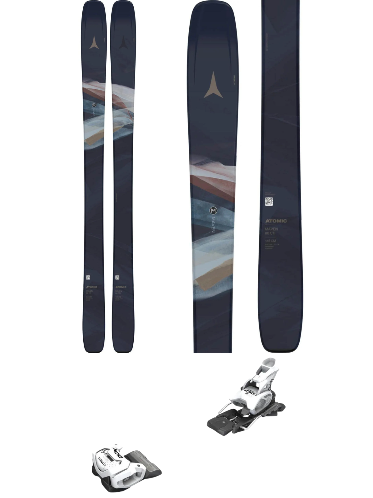 Atomic Maven 88 CTI Women's Skis 2026 + Tyrolia Attack LYT 11 GW Bindings
