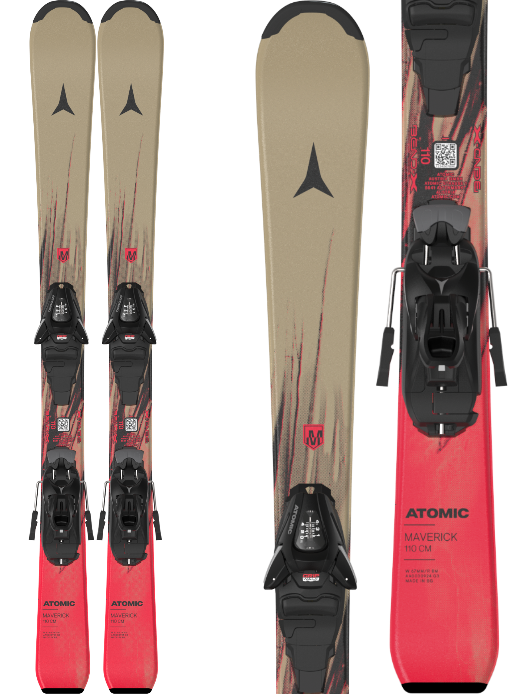 Atomic Maverick J Junior Skis 2027 + C 5 GW Bindings
