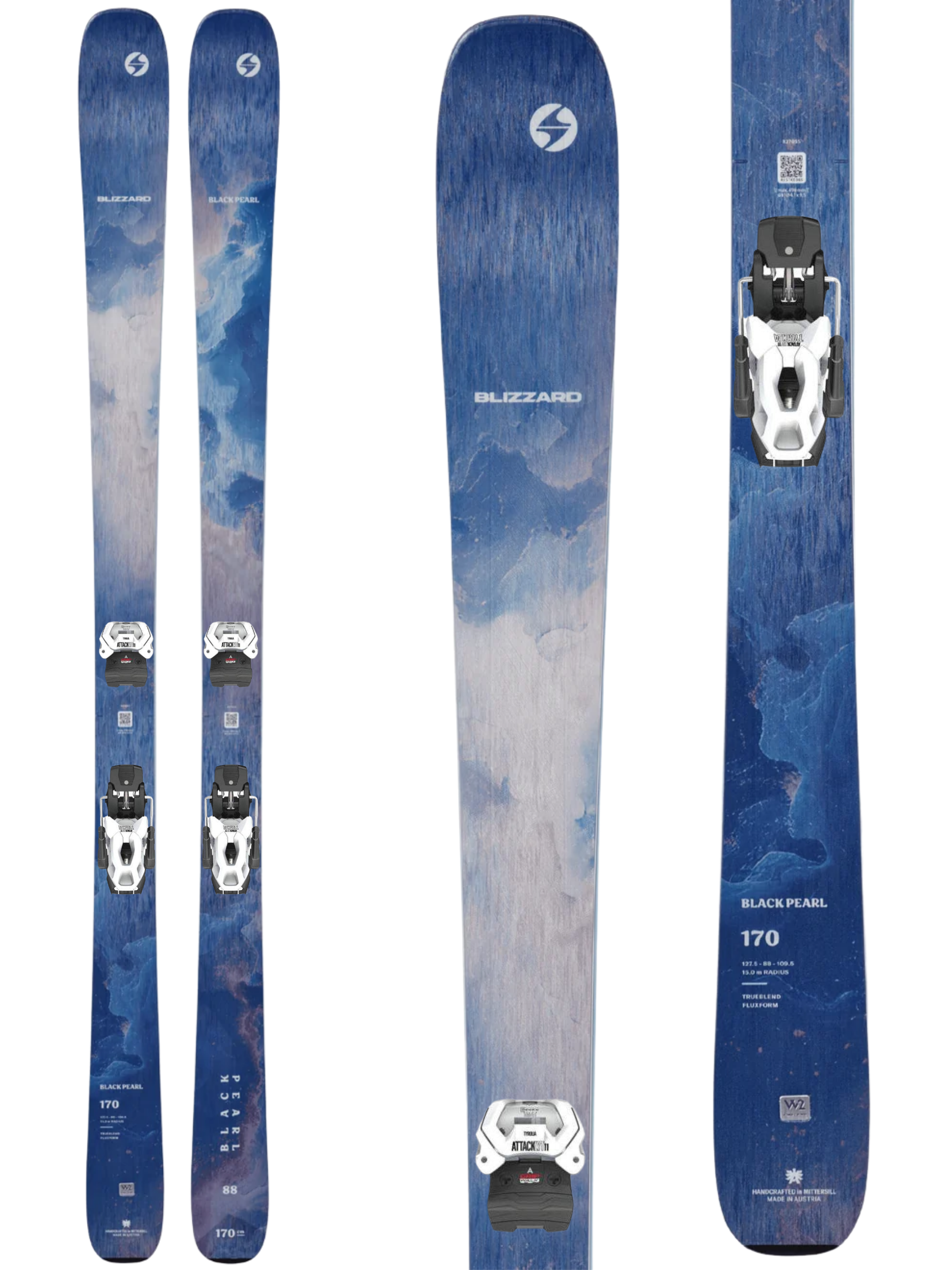 Blizzard Black Pearl 88 Women's Skis 2027 + Tyrolia Attack LYT 11 GW Bindings