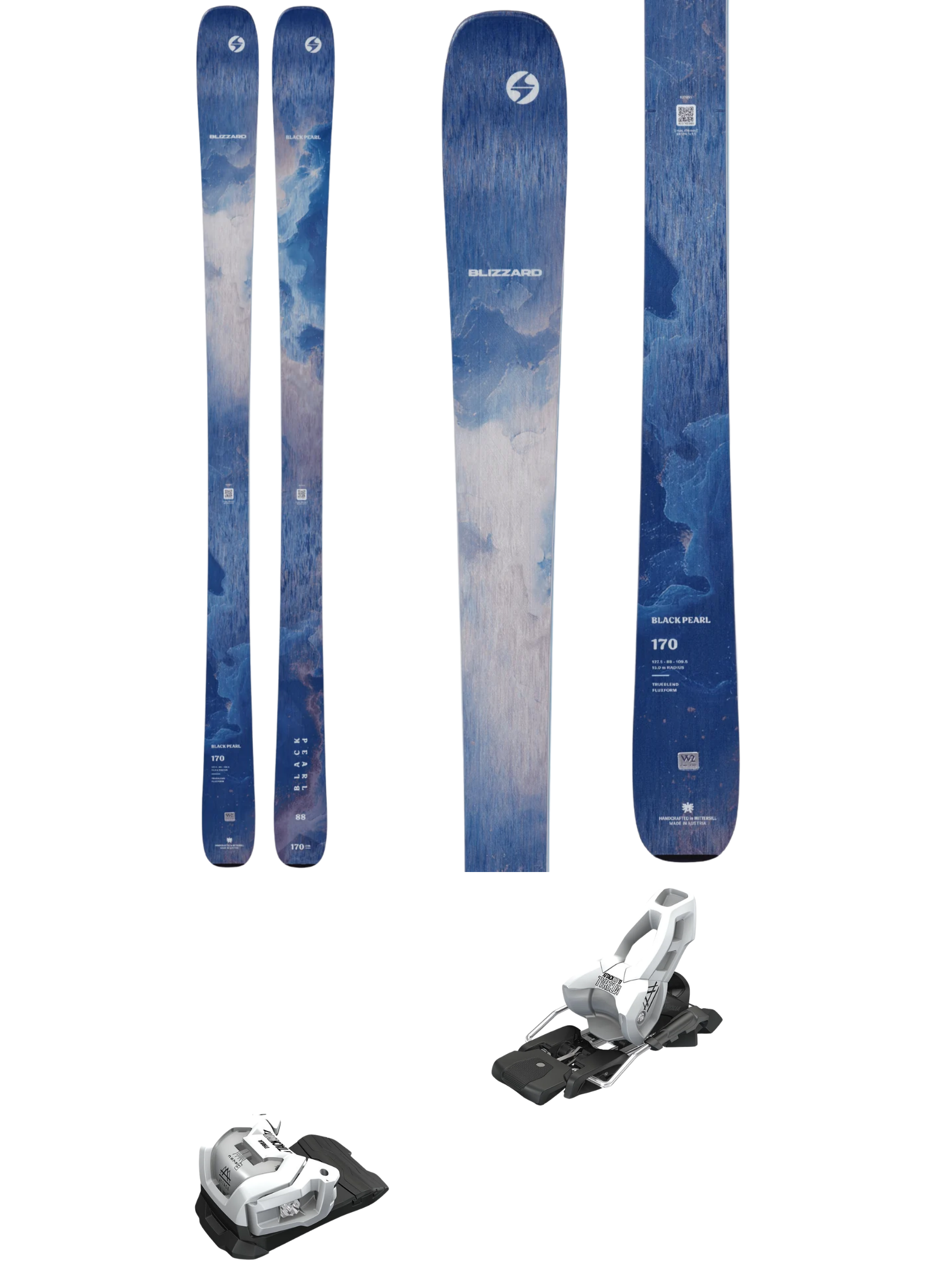 Blizzard Black Pearl 88 Women's Skis 2027 + Tyrolia Attack LYT 11 GW Bindings