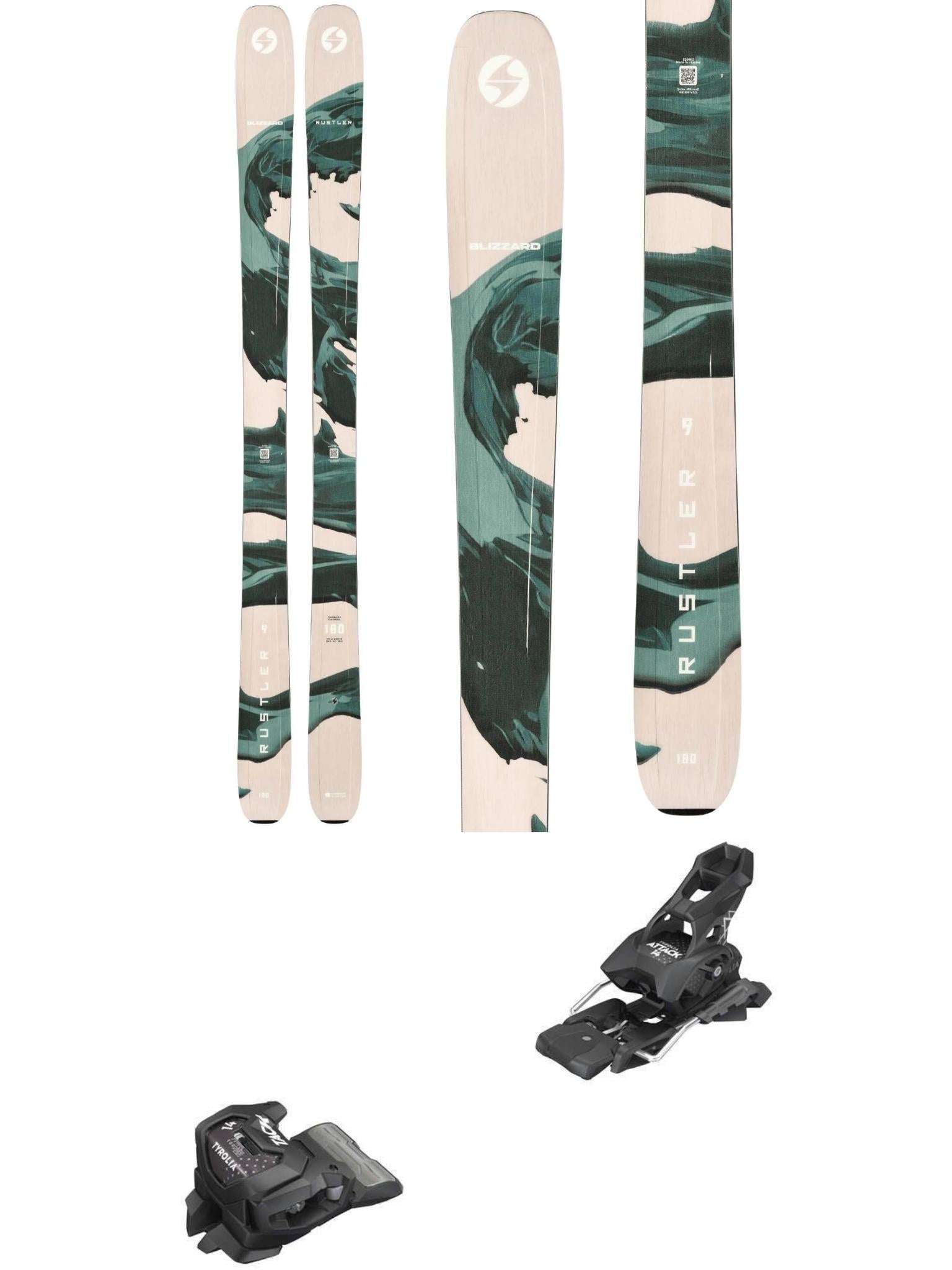 Rustler 9 2027 + Attack 14 GW Bindings – Suburban Ski and Bike
