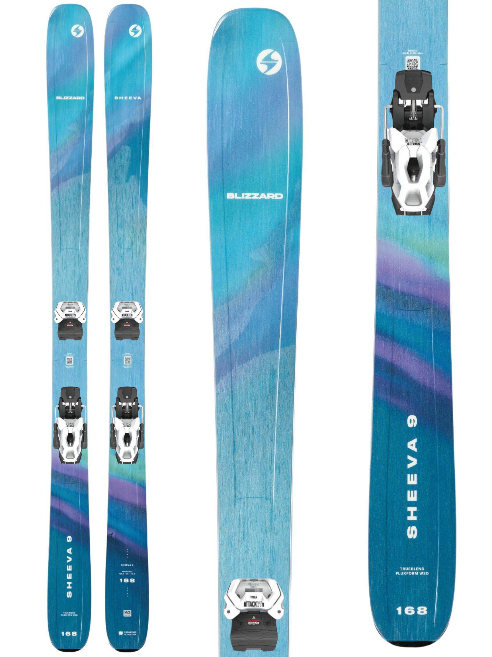 Blizzard Sheeva 9 Women's Skis 2027 + Tyrolia Attack LYT 11 GW Bindings