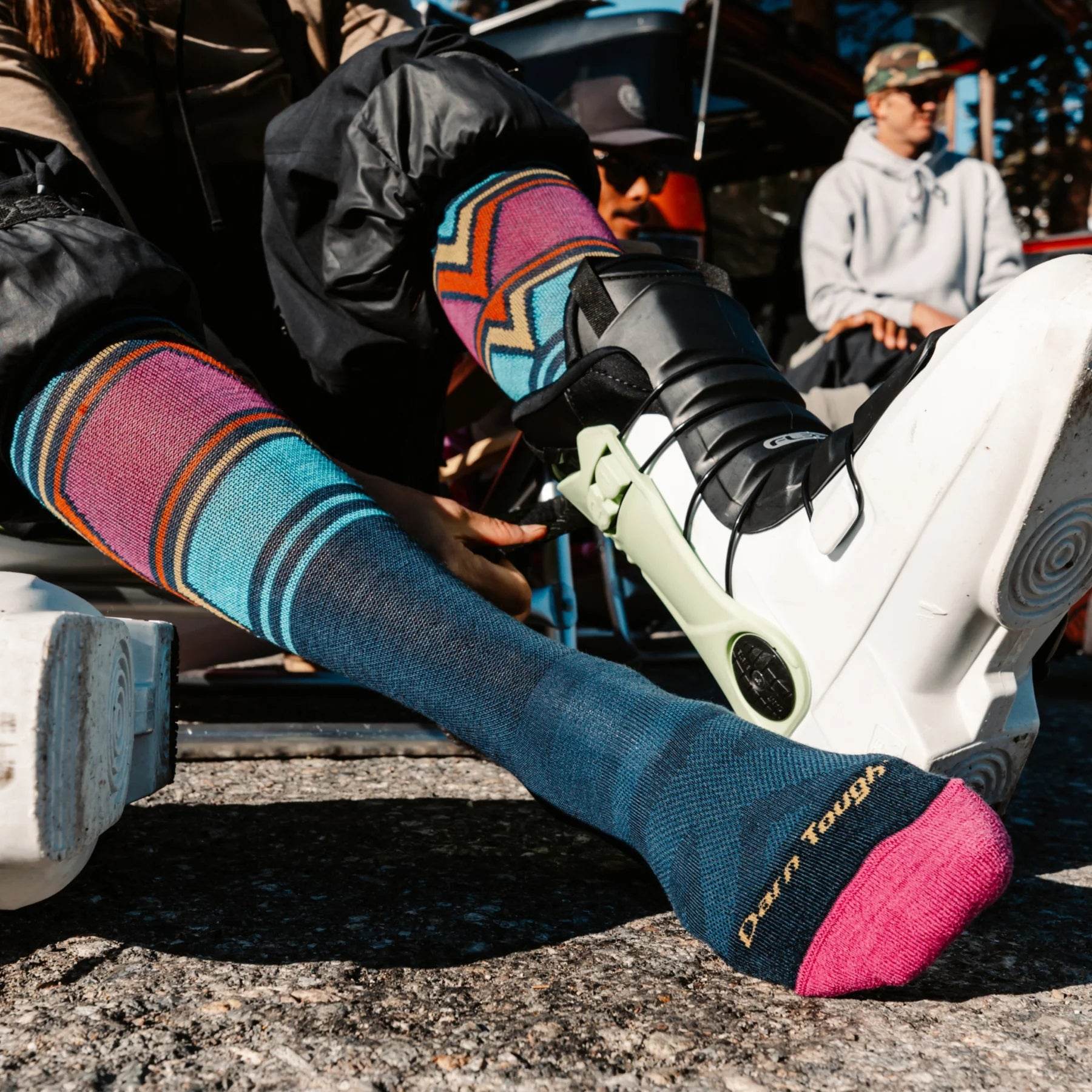 Women's Echo Over-the-Calf Midweight Ski & Snowboard Sock - Suburban Ski and Bike