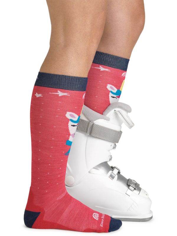 Kids Magic Mountain Over-the-Calf Midweight Ski & Snowboard Sock - Suburban Ski and Bike