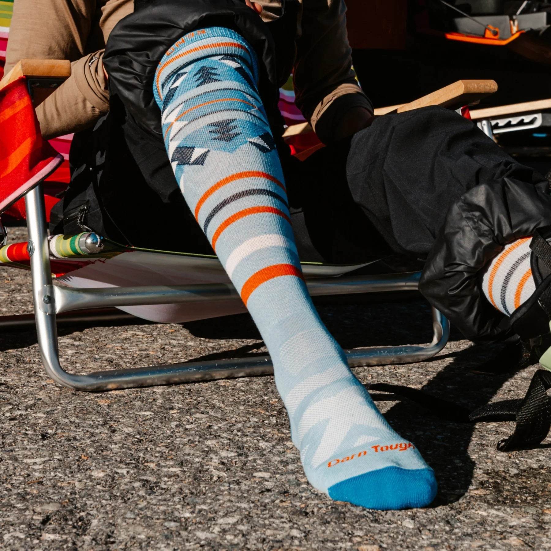 Women's Snowscape Over-the-Calf Lightweight Ski & Snowboard Sock - Suburban Ski and Bike
