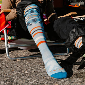 Women's Snowscape Over-the-Calf Lightweight Ski & Snowboard Sock - Suburban Ski and Bike