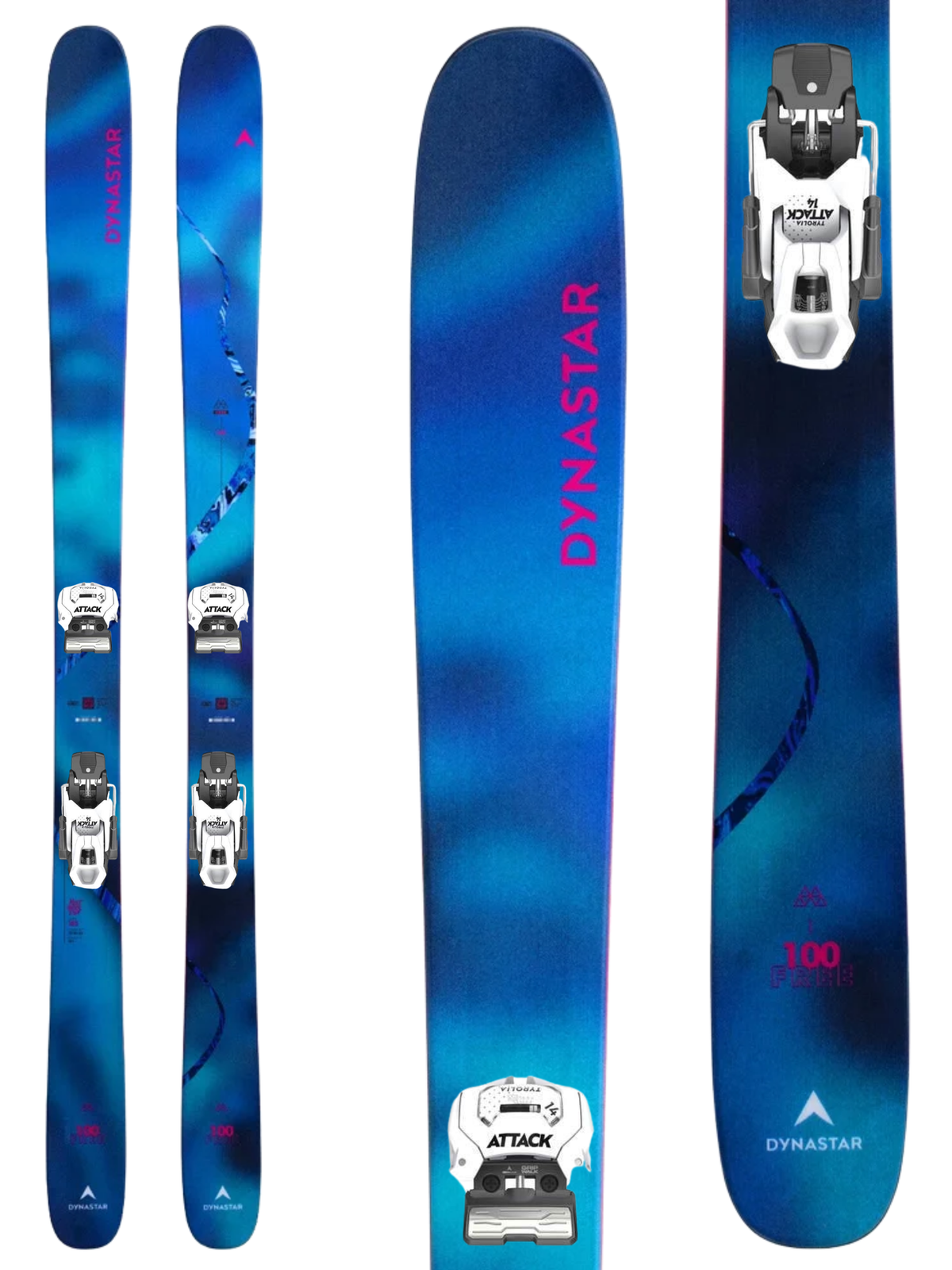 Dynastar M-Free 100 Skis 2027 + Tyrolia Attack 14 GW Bindings
