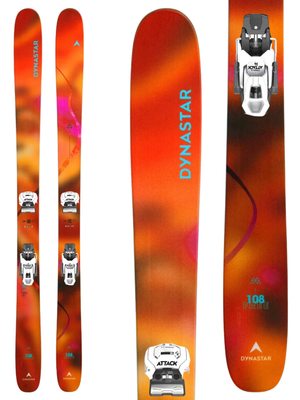 Dynastar M-Free 108 Skis 2027 + Tyrolia Attack 14 GW Bindings