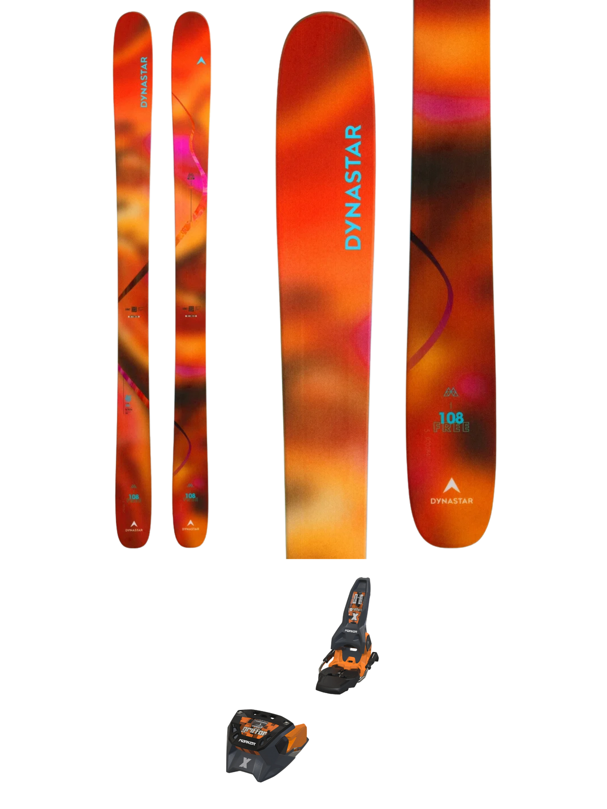 Dynastar M-Free 108 Skis 2027 + Marker Griffon X 13 GW Bindings