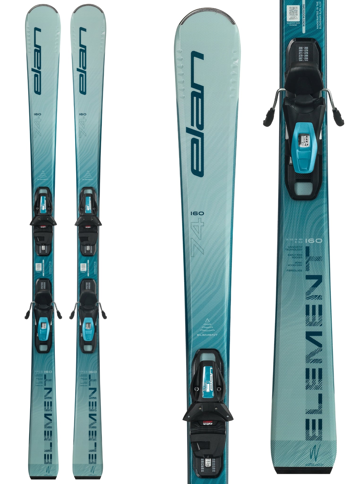 Element 74 W Blue Shift 2026 + EL 9 GW Bindings
