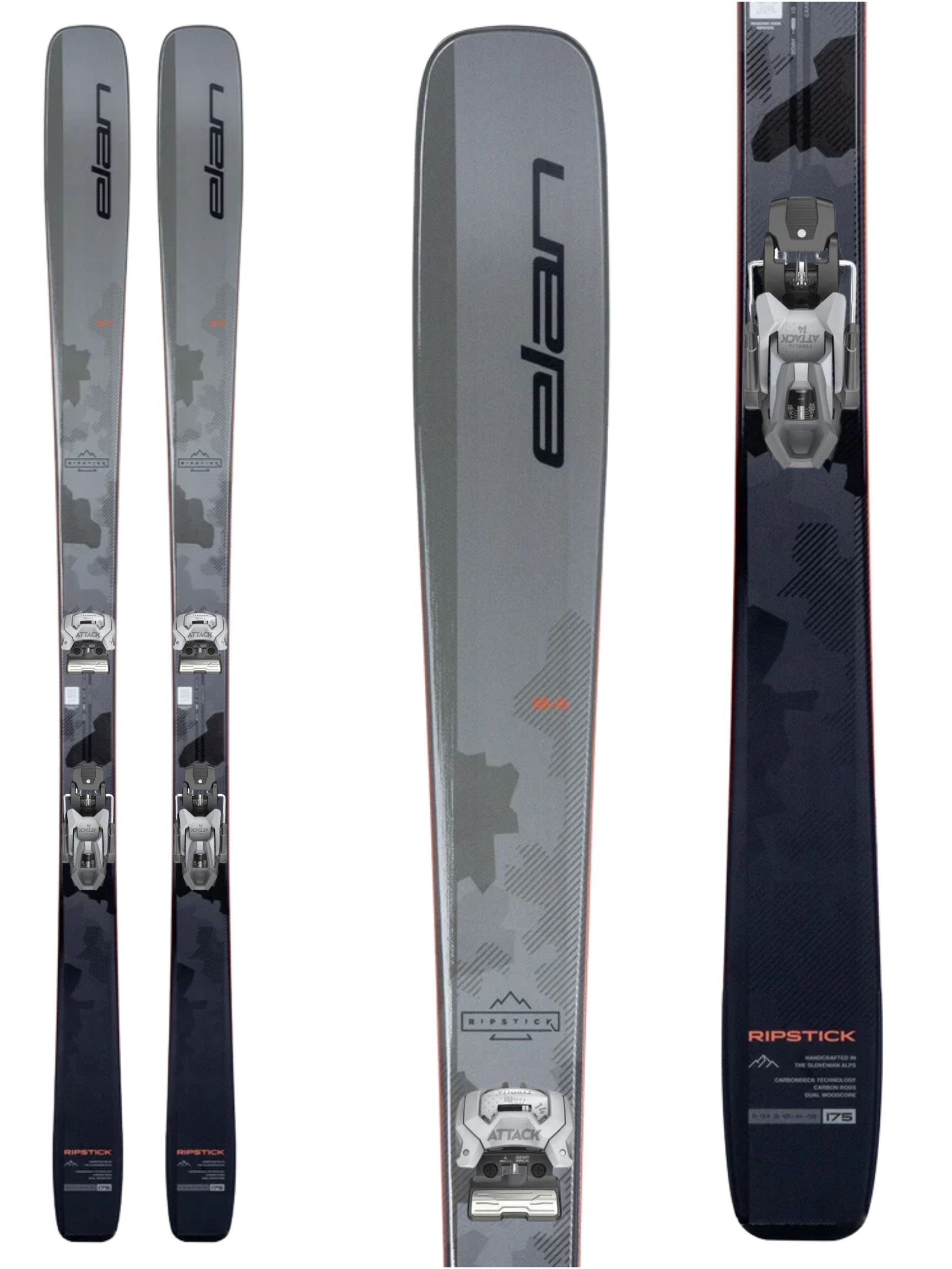 Elan Ripstick 84 Skis 2027 + Tyrolia Attack 14 GW Bindings