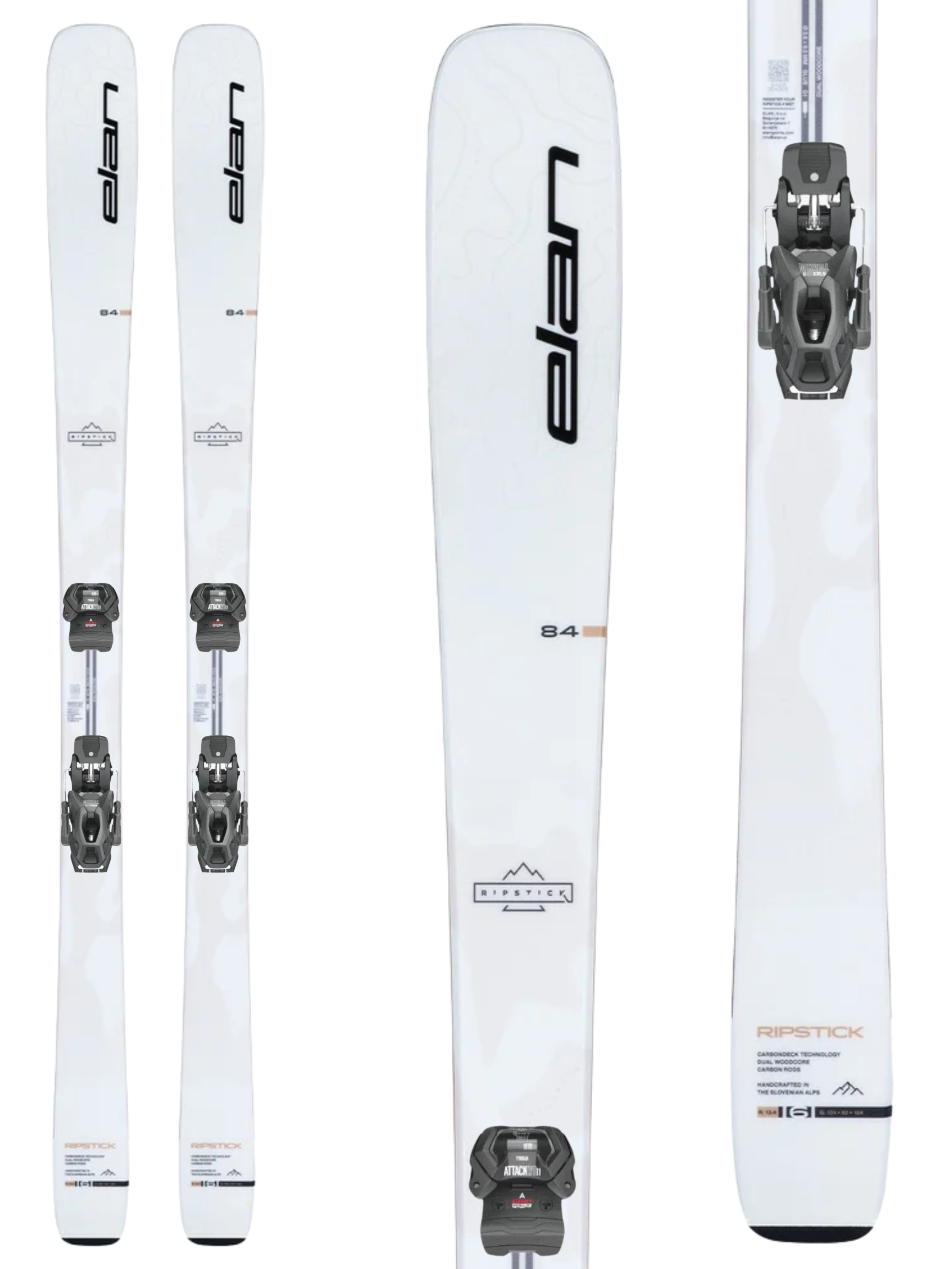 Elan Ripstick 84 Women's Skis 2027 + Tyrolia Attack LYT 11 GW Bindings