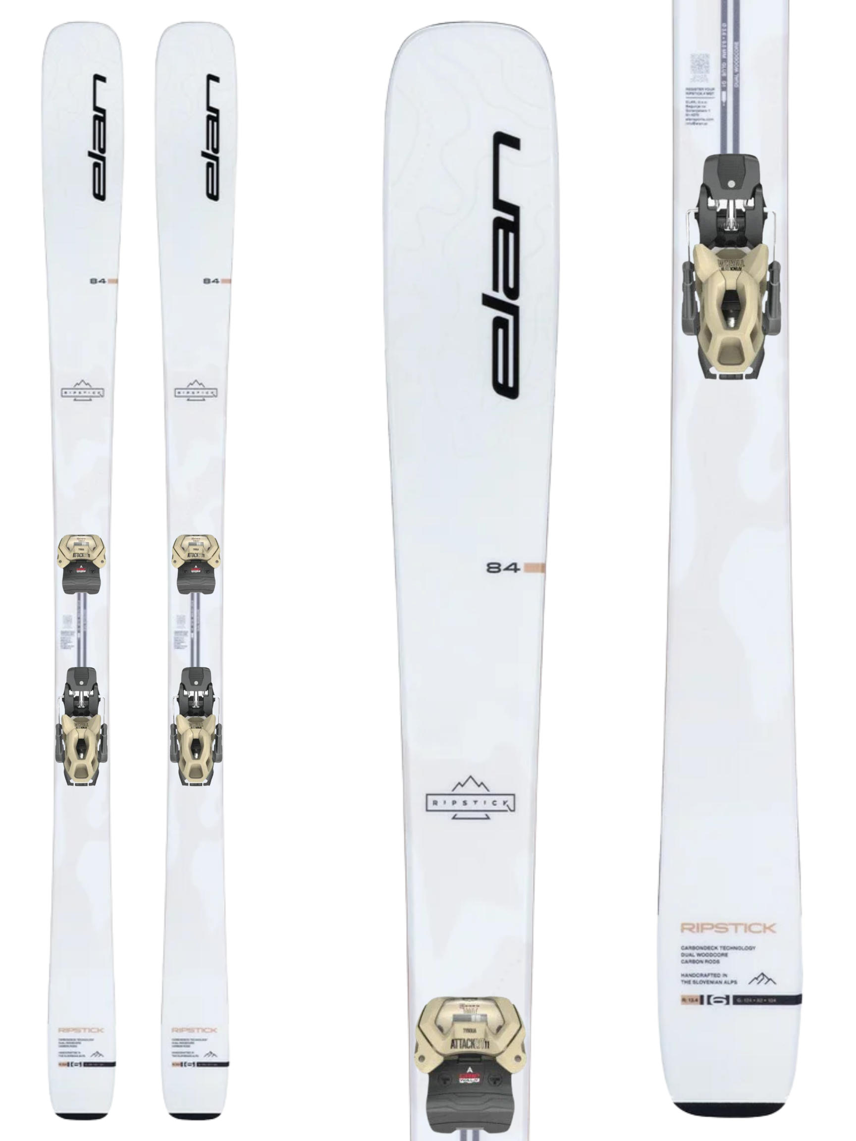 Elan Ripstick 84 Women's Skis 2027 + Tyrolia Attack LYT 11 GW Bindings