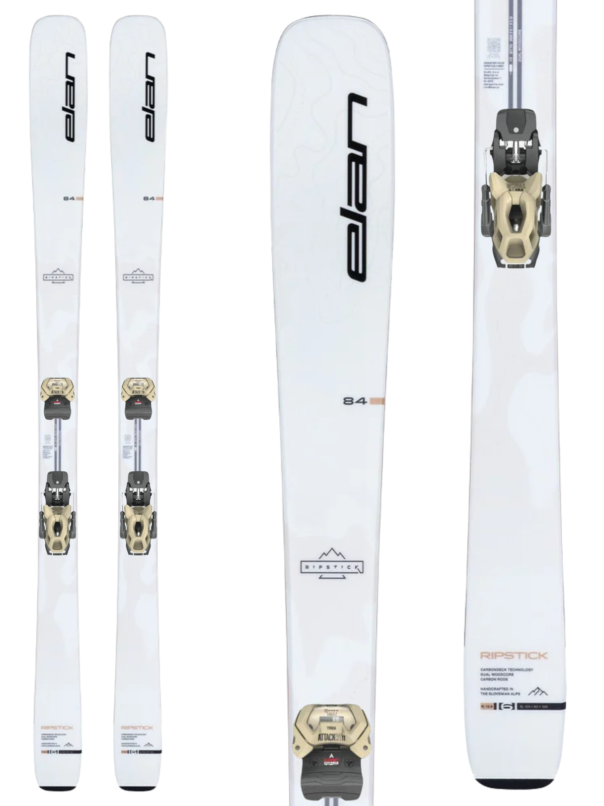 Elan Ripstick 84 Women's Skis 2027 + Tyrolia Attack LYT 11 GW Bindings